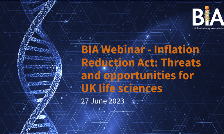 Inflation Reduction Act: Threats and opportunities for the UK life sciences